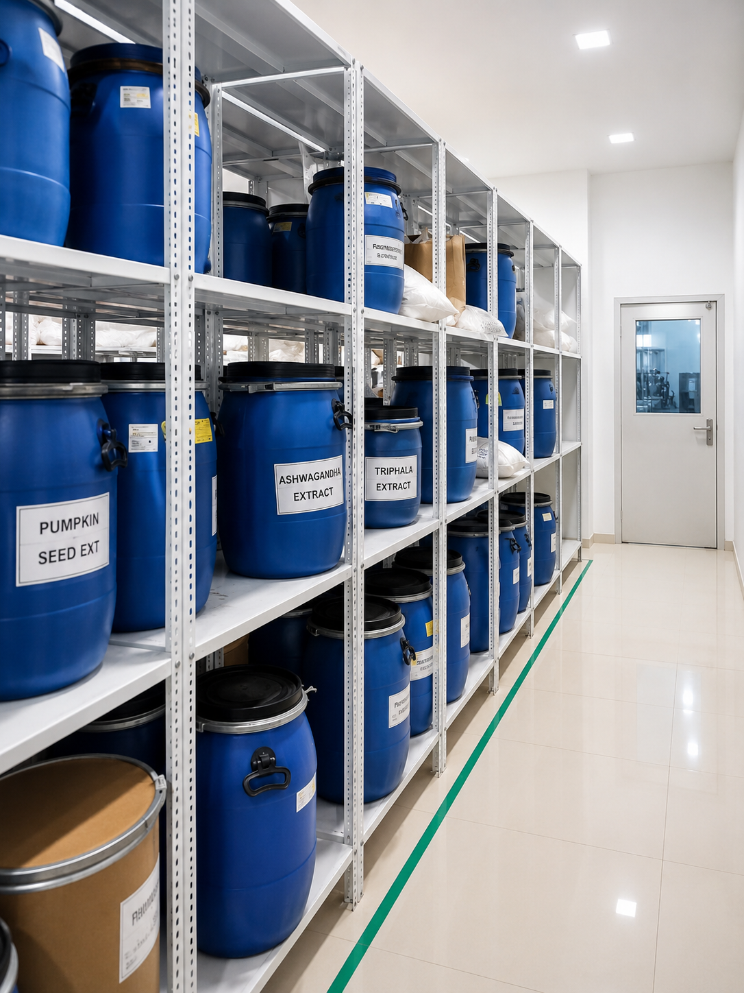 Raw material store